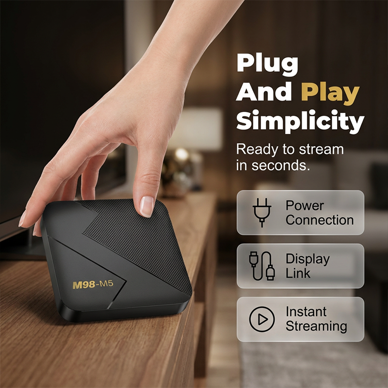 🍿 Smart Android TV Box with Bluetooth — Stream Netflix | Prime | BBC iPlayer in 4K