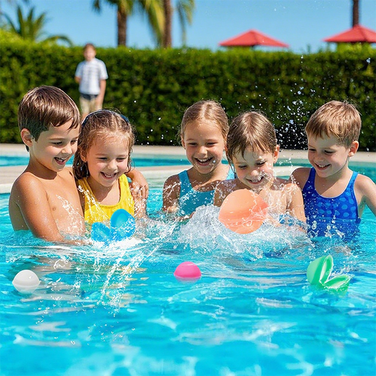 12 PCS Non-Magnetic Silicone Water Balloon Toy