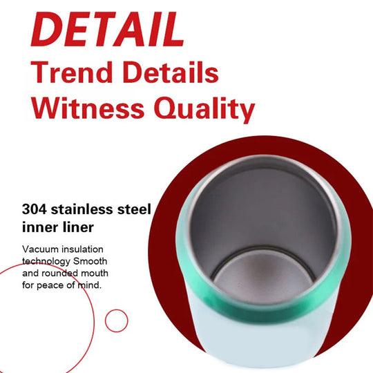 🔥SUMMER HOT SALE £9.99!!💥50K+ SOLD!🥤Double-Layer Stainless Steel Cola Can-Shaped Insulated Cup