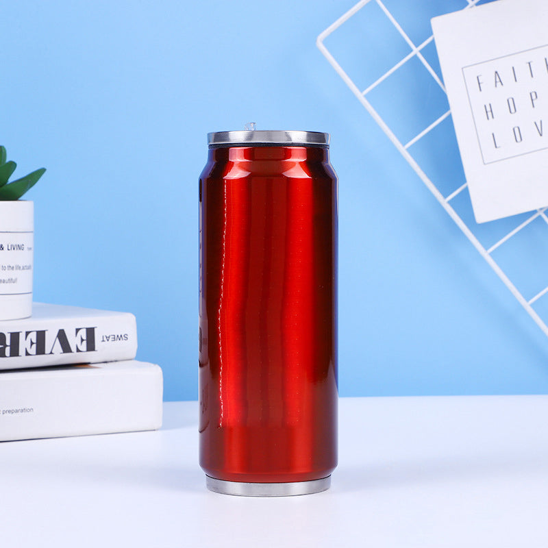 🔥SUMMER HOT SALE £9.99!!💥50K+ SOLD!🥤Double-Layer Stainless Steel Cola Can-Shaped Insulated Cup