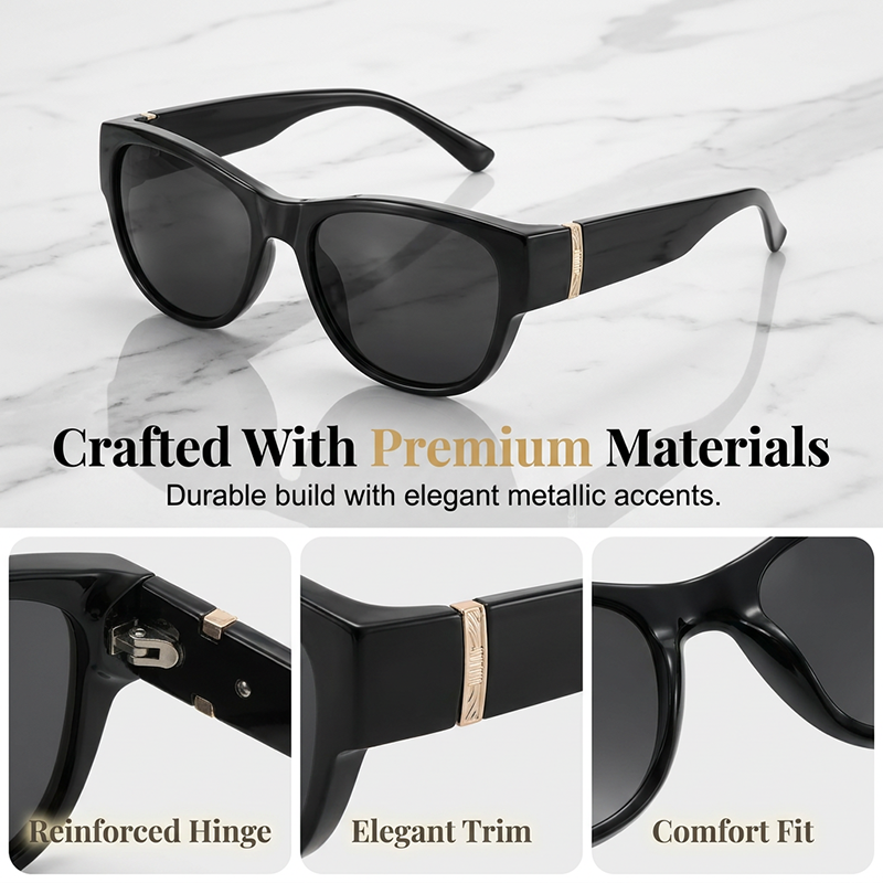 🎁Last Day Promotion 50% OFF🔥Women's Large Frame Fit-Over Sunglasses