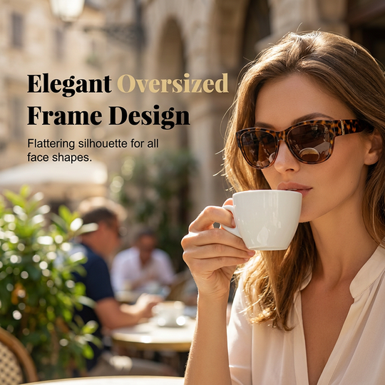🎁Last Day Promotion 50% OFF🔥Women's Large Frame Fit-Over Sunglasses
