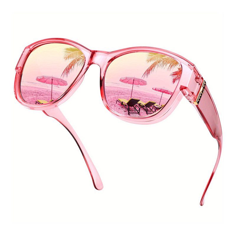 🎁Last Day Promotion 50% OFF🔥Women's Large Frame Fit-Over Sunglasses