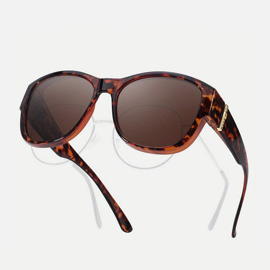 🎁Last Day Promotion 50% OFF🔥Women's Large Frame Fit-Over Sunglasses