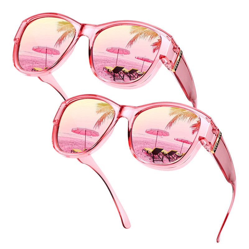 🎁Last Day Promotion 50% OFF🔥Women's Large Frame Fit-Over Sunglasses