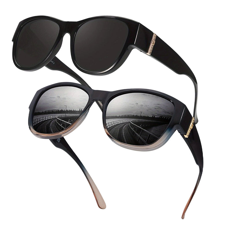 🎁Last Day Promotion 50% OFF🔥Women's Large Frame Fit-Over Sunglasses