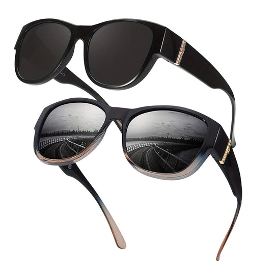 🎁Last Day Promotion 50% OFF🔥Women's Large Frame Fit-Over Sunglasses