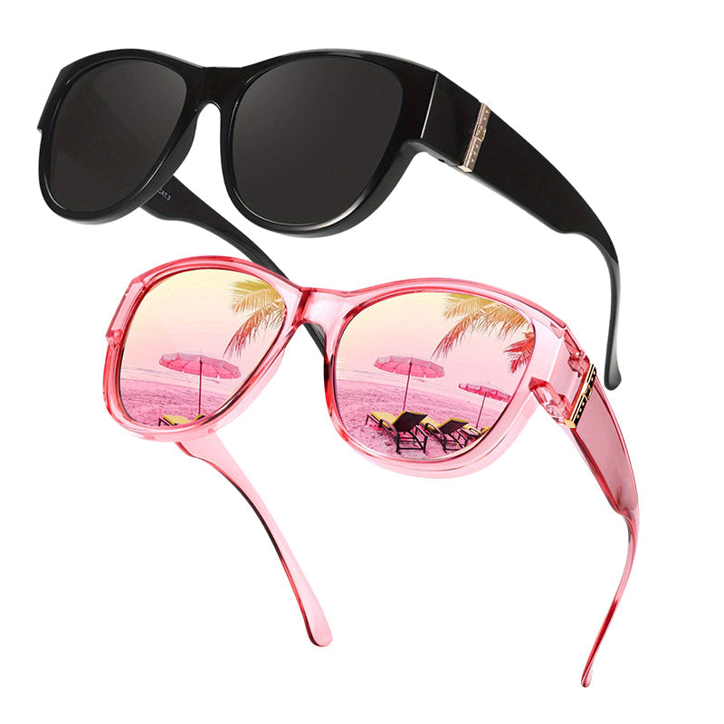 🎁Last Day Promotion 50% OFF🔥Women's Large Frame Fit-Over Sunglasses