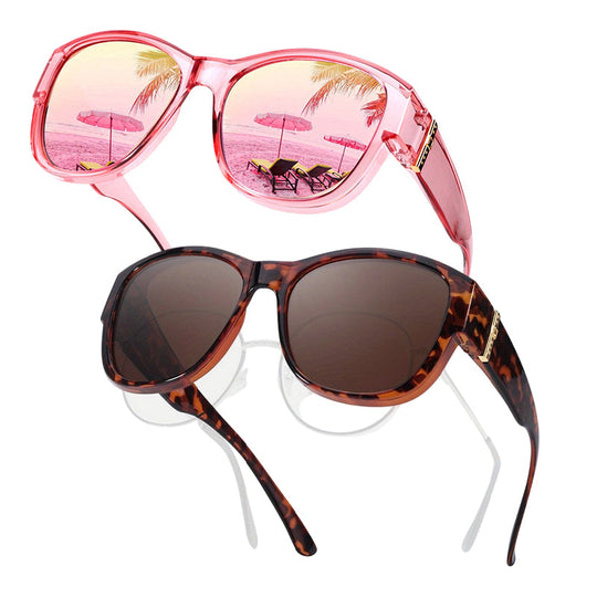 🎁Last Day Promotion 50% OFF🔥Women's Large Frame Fit-Over Sunglasses