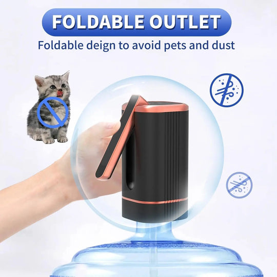 🎁2026 New Arrivals 50% OFF💥Automatic Water Dispenser Pump | Rechargeable USB-C Bottle Pump with Foldable Spout & One-Touch Control | Universal Fit for Home & Office