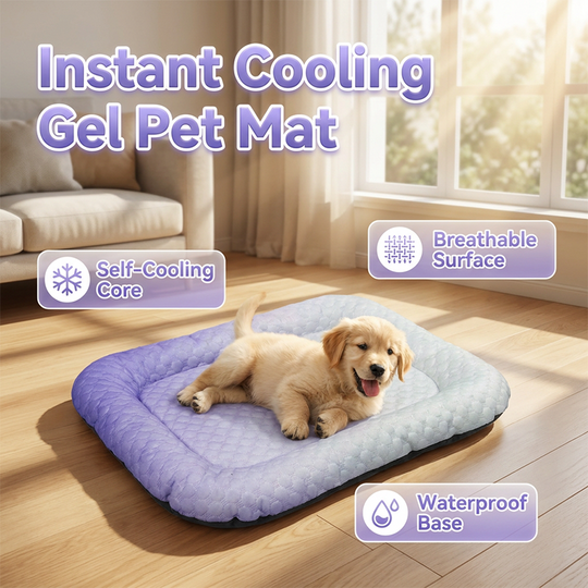 🎁Time-Sensitive Exclusive Deal!❄️Cooling Gel Mat for Pets – No refrigeration needed, instant heat relief. Breathable, non‑toxic. Helps pets sleep cool all summer!