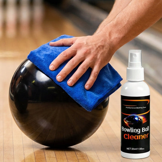 🥳2026 HOT SALE🥳💞50K+ SOLD!🎳💪 50% OFF! Pro-Grade Bowling Ball Cleaner – Instantly removes lane oil. Includes premium towel. Keeps your ball performing like new! ✨