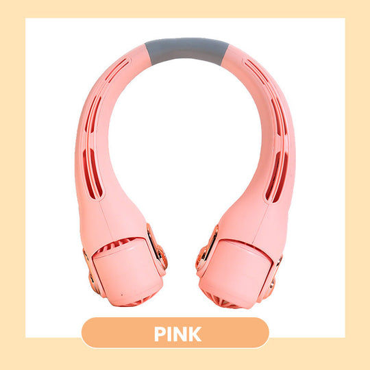 📢📢50% OFF !! ⏰360° Rotating Neck Fan, Ultra Quiet 3 Speeds, Long Battery Hands-Free Summer Cooler 😎🌬️