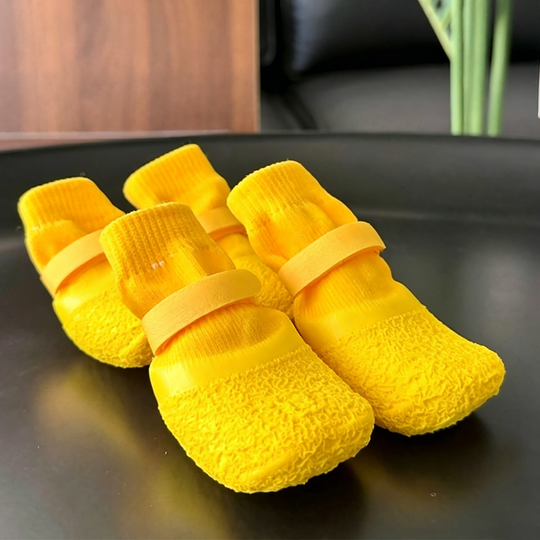 🐶🔥 Anti-Slip Waterproof Pet Shoe Socks – Limited Summer Discount！No More Scratched Floors & Sore Paws