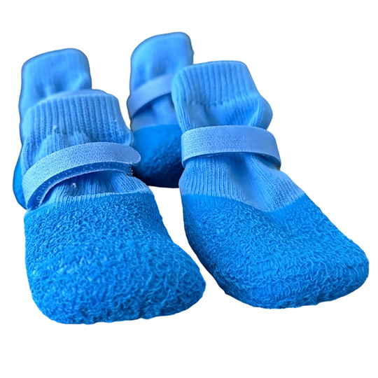 🐶🔥 Anti-Slip Waterproof Pet Shoe Socks – Limited Summer Discount！No More Scratched Floors & Sore Paws