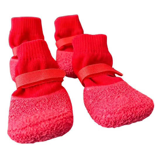 🐶🔥 Anti-Slip Waterproof Pet Shoe Socks – Limited Summer Discount！No More Scratched Floors & Sore Paws