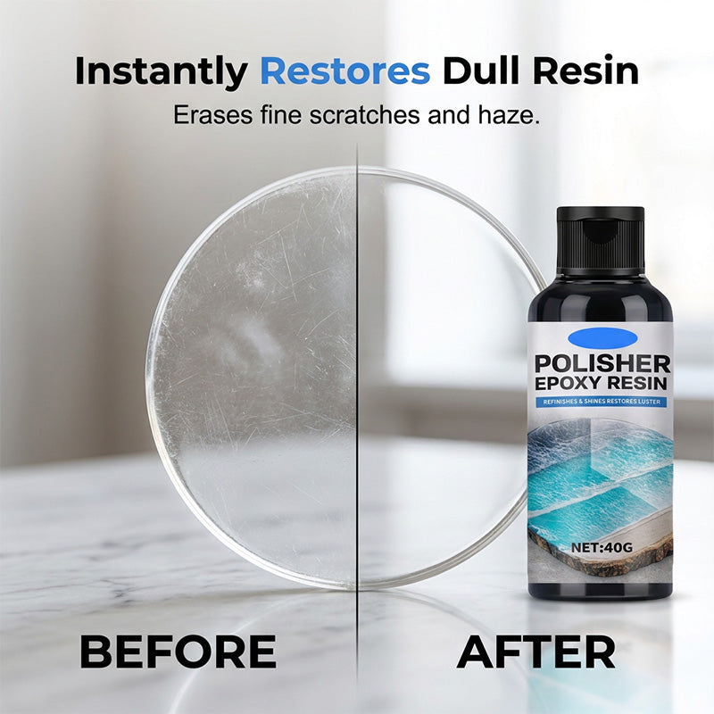 🥳2026 HOT SALE🥳💞50K+ SOLD!✨30% OFF💎Epoxy Resin Polish – Restores dull resin to crystal‑clear high gloss. Removes scratches & haze. Effortless hand polish! 🎨🌟