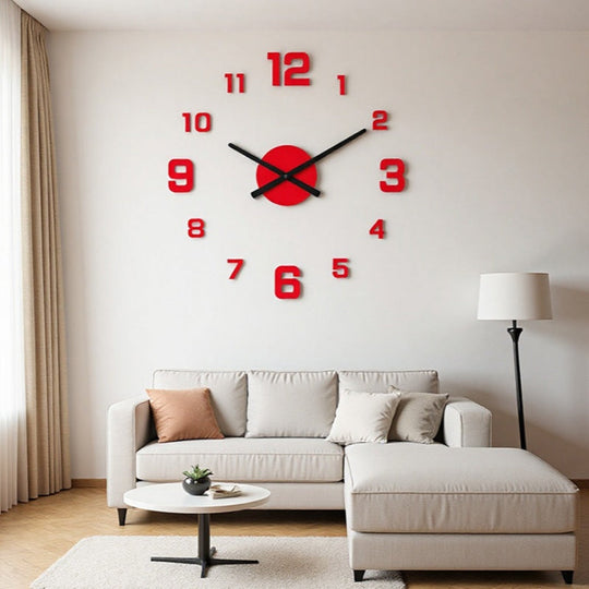 🎁Time-Sensitive Exclusive Deal!🔥 Modern 3D Digital Wall Clock – Silent Acrylic Luminous Wall Decor, Night Glow Easy-Read Time Display, Stylish Home Decoration & Gift
