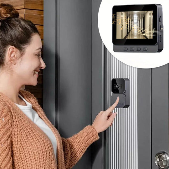 📹🔔 Wireless Video Doorbell with Monitor & Camera – 50% OFF! See & speak to visitors from anywhere – no wiring, no hassle. 🛡️🏠
