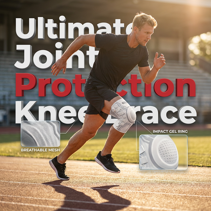 📢📢50% OFF !! ⏰ Adjustable Compression Knee Brace with Twist Knob — Custom Fit Support for Sports & Recovery