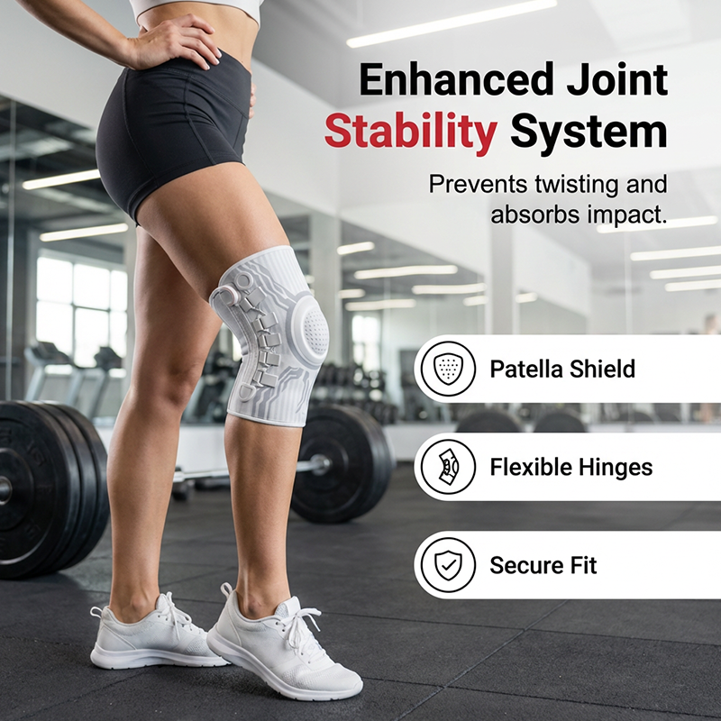 📢📢50% OFF !! ⏰ Adjustable Compression Knee Brace with Twist Knob — Custom Fit Support for Sports & Recovery