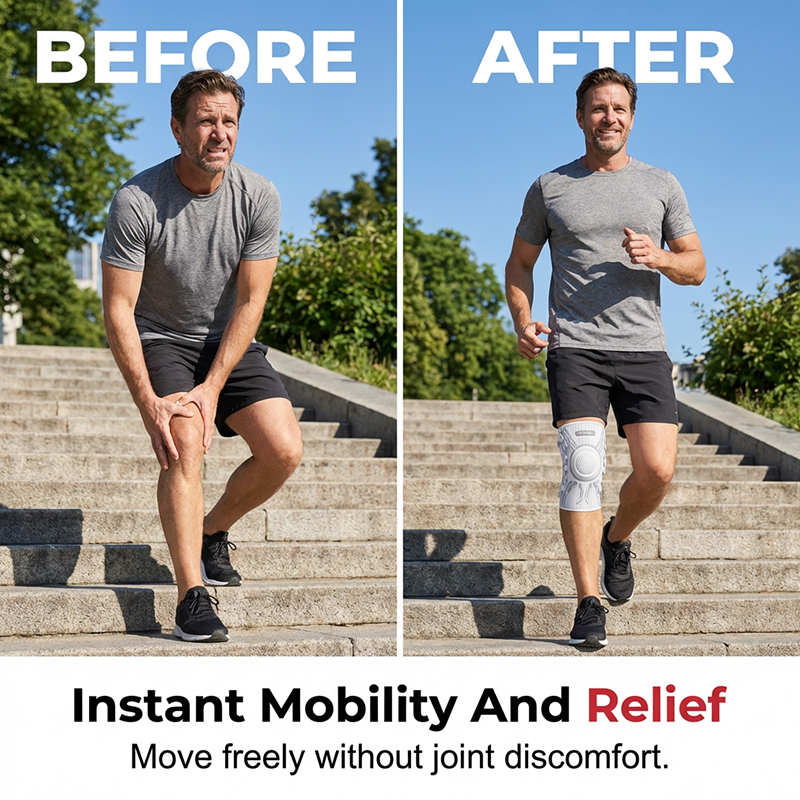 📢📢50% OFF !! ⏰ Adjustable Compression Knee Brace with Twist Knob — Custom Fit Support for Sports & Recovery