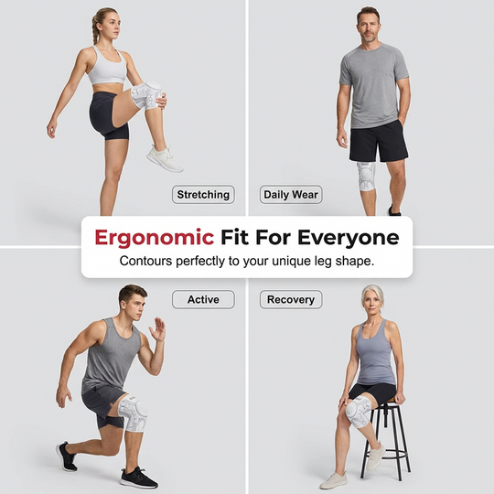 📢📢50% OFF !! ⏰ Adjustable Compression Knee Brace with Twist Knob — Custom Fit Support for Sports & Recovery