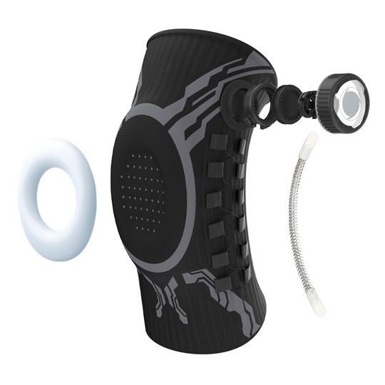 📢📢50% OFF !! ⏰ Adjustable Compression Knee Brace with Twist Knob — Custom Fit Support for Sports & Recovery
