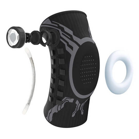 📢📢50% OFF !! ⏰ Adjustable Compression Knee Brace with Twist Knob — Custom Fit Support for Sports & Recovery