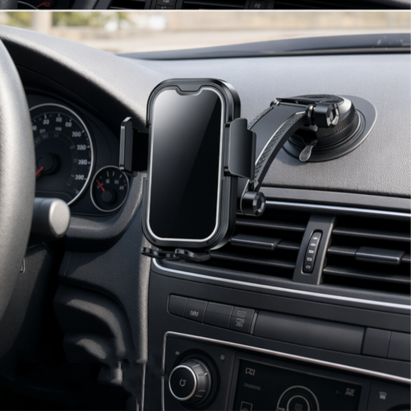 🚗 50% OFF NOW! ✨ Magnetic Suction Car Phone Mount – Nano vacuum, one-handed & multi-angle – Stable & secure for every drive 📱