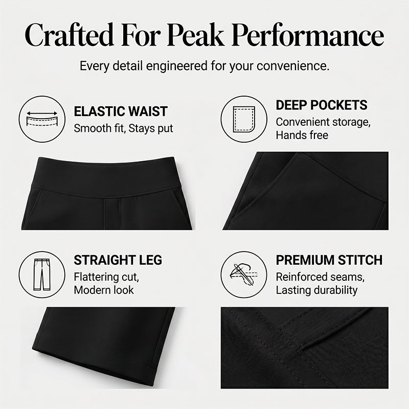 🎁2026 New Arrivals 50% OFF💥Women's High-Waisted Stretch Cropped Pants