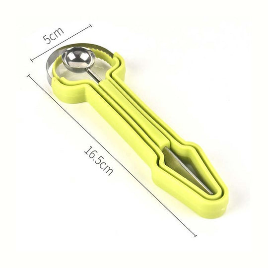 🔥 LIMITED-TIME 50% OFF！🍉✨3-in-1 Stainless Steel Melon Baller Scoop Tool Kit