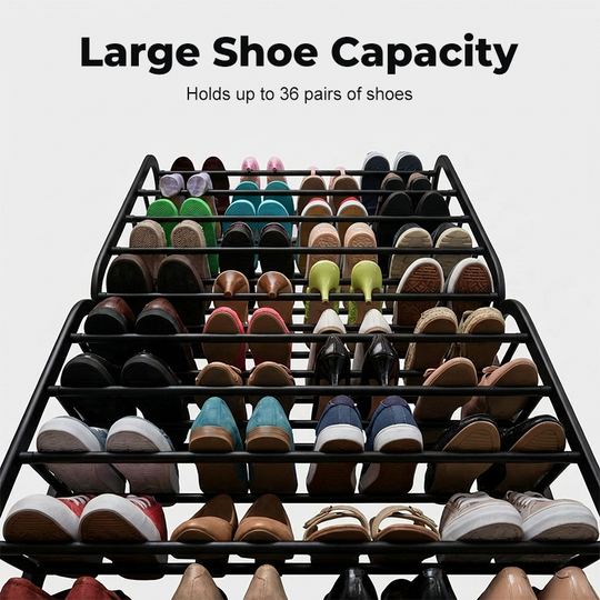 👟 50% OFF NOW! 🏆 Over-the-Door Shoe Rack Organizer – 24 pockets & tool-free install – Fits standard doors, holds up to 24 pairs – perfect for entryway or closet 🚪✨