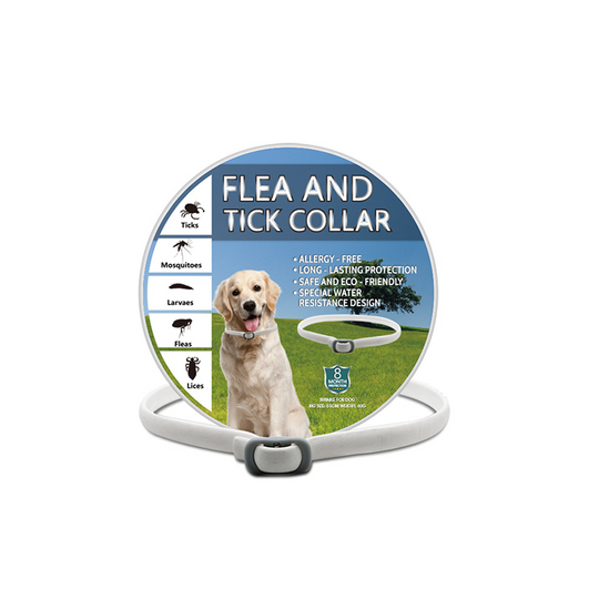 🎉 FLASH DEAL 30% OFF🐶🐱 – Plant-Based Flea & Tick Collar 🌿 Up to 8 Months Protection, Slow-Release Oils, Water-Resistant 💦 Repels Mosquitoes & Larvae, Comfortable & Safe for Daily Wear 🐕