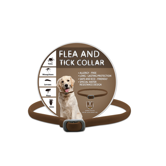 🎉 FLASH DEAL 30% OFF🐶🐱 – Plant-Based Flea & Tick Collar 🌿 Up to 8 Months Protection, Slow-Release Oils, Water-Resistant 💦 Repels Mosquitoes & Larvae, Comfortable & Safe for Daily Wear 🐕