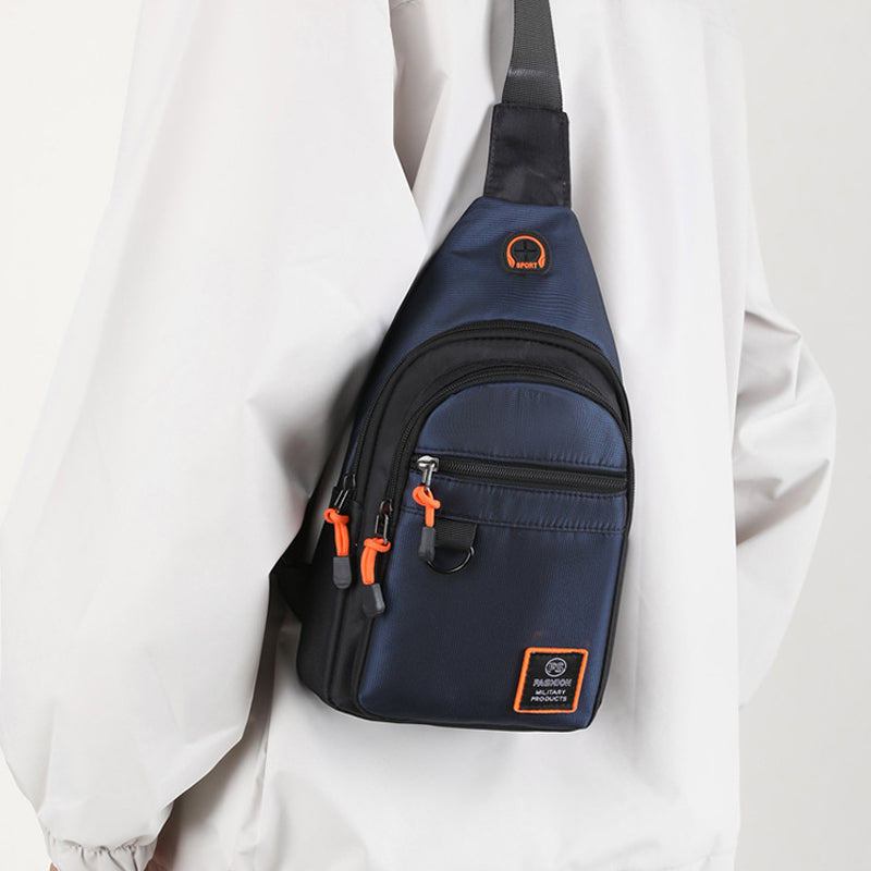 ☔️ Rain? No Sweat! ✨ Waterproof Multi-Pocket Crossbody Sling Bag. 🎒