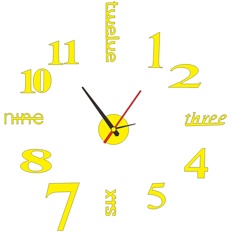 🔥2026 HOT SALE！🎆3D DIY Silent Frameless Luminous Wall Clock