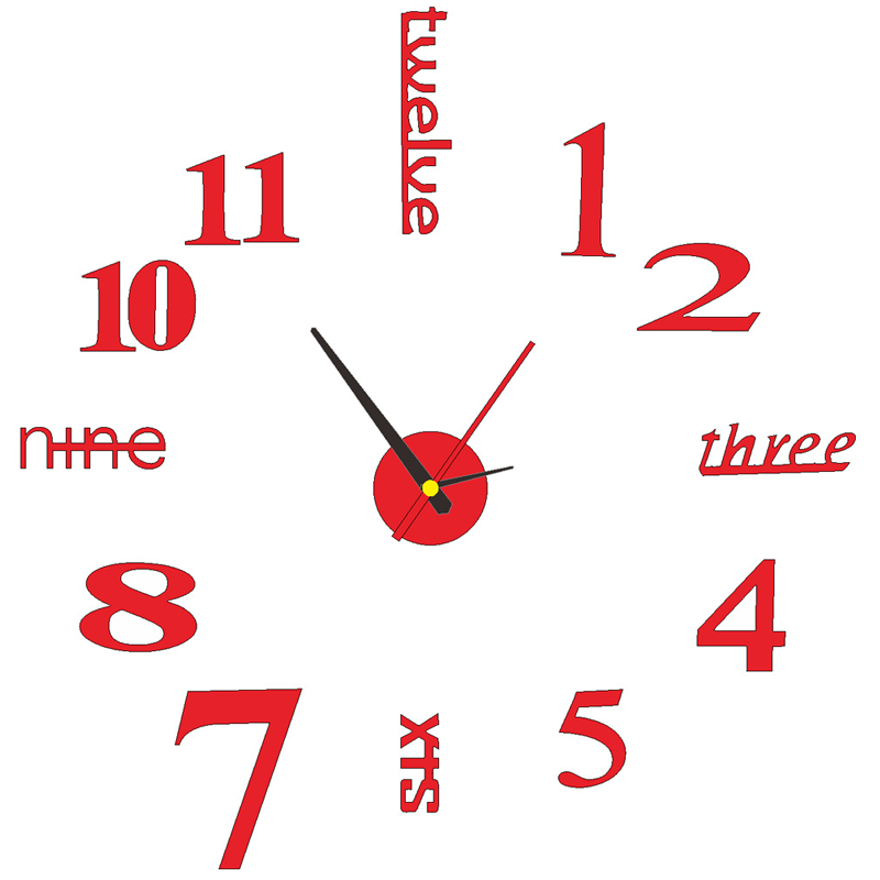 🔥2026 HOT SALE！🎆3D DIY Silent Frameless Luminous Wall Clock