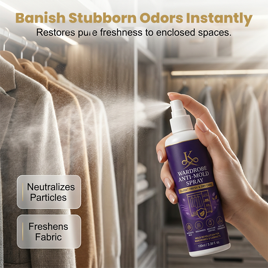 🧥🚫Wardrobe Anti-Mold Spray – Mildew Remover & Moisture Control 🦠💧