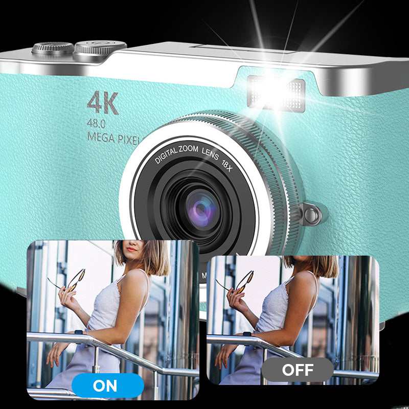 ⏳Time-Limited Special！📷4K HD Flip-Screen Digital Camera
