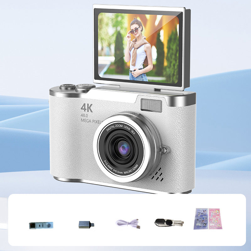 ⏳Time-Limited Special！📷4K HD Flip-Screen Digital Camera