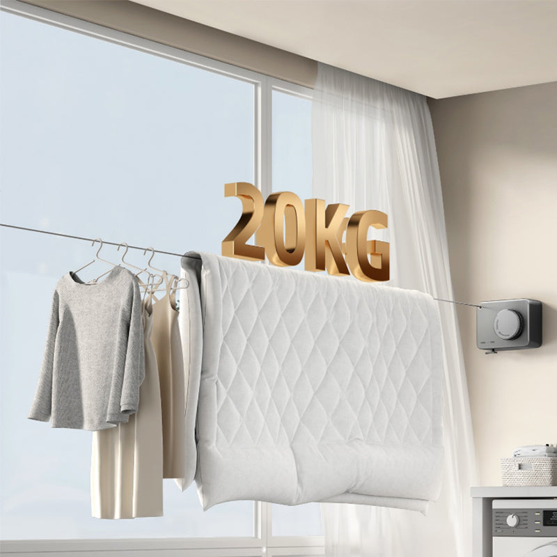 🔥Limited-Time 50% OFF！🌞🏠Invisible Clothesline – Retractable & No-Drill – 4.2 Meters – Heavy-Duty (up to 20kg+) – Space-saving for Indoors & Outdoors