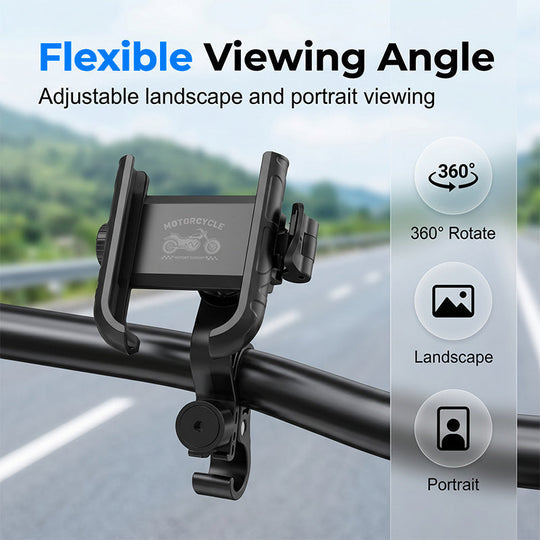 ⏰️Limited Time 50% Off！🎉 2026 Hot Sale !🚴‍♂️ Quick-Release Bike Phone Mount – SecureLock & Shockproof Padding 📱