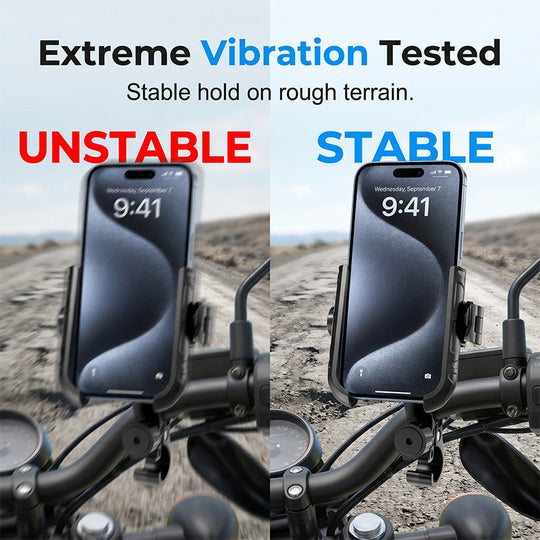 ⏰️Limited Time 50% Off！🎉 2026 Hot Sale !🚴‍♂️ Quick-Release Bike Phone Mount – SecureLock & Shockproof Padding 📱