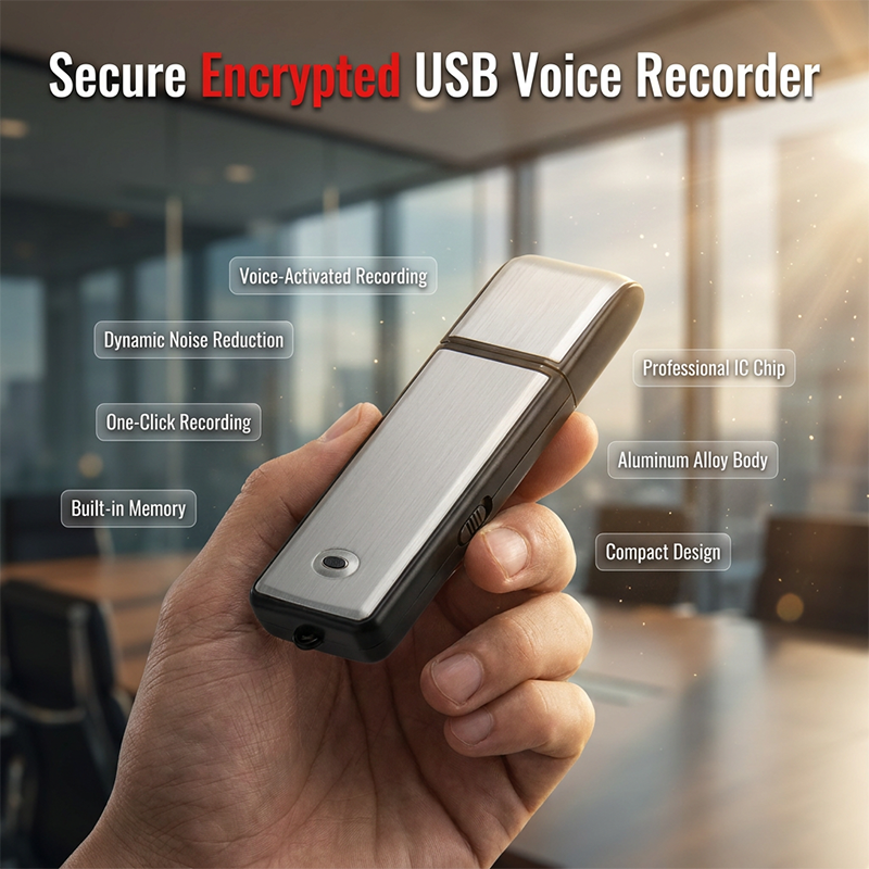 ⌛Limited-Time Offer-Portable High-Definition Noise-Cancelling USB Voice Recorder