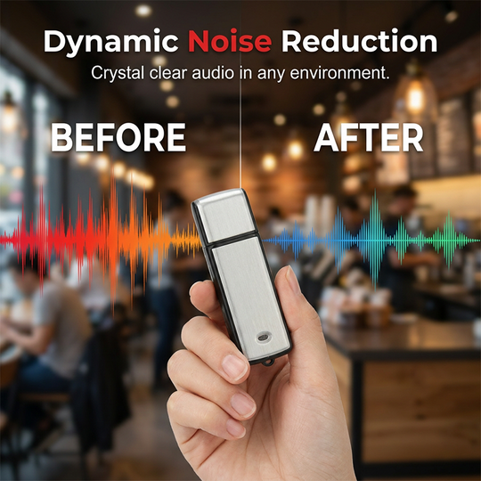 ⌛Limited-Time Offer-Portable High-Definition Noise-Cancelling USB Voice Recorder