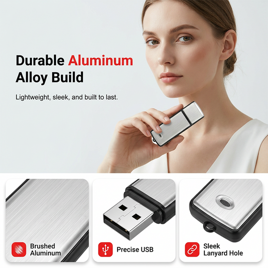 ⌛Limited-Time Offer-Portable High-Definition Noise-Cancelling USB Voice Recorder