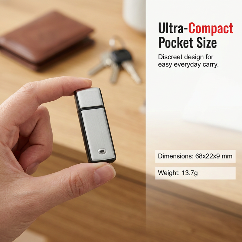 ⌛Limited-Time Offer-Portable High-Definition Noise-Cancelling USB Voice Recorder