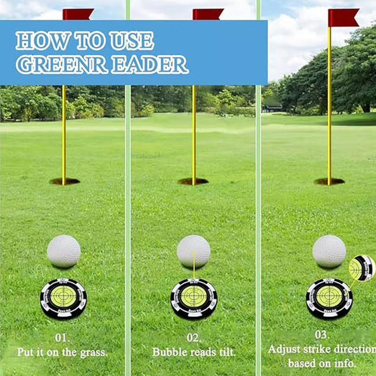 🎁2026 New Arrivals 50% OFF！🔥🔥Buy 1 Get 1 Free💥Precision Golf Green Reading Level & Ball Marker