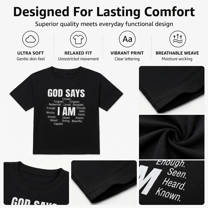 ⏳Limited-time 50% off⏰Unisex T-shirt with an inspirational graphic👚